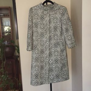 Zara Brocade coat -M